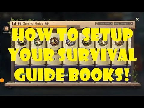 How To Setup Your Survival Guide Books!