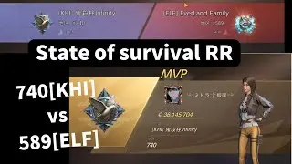 ステサバ　オアシスバトル0713　KHIvsELF　stateofsurvival　RR