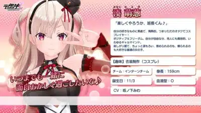 湊 萌葱のプロフィール