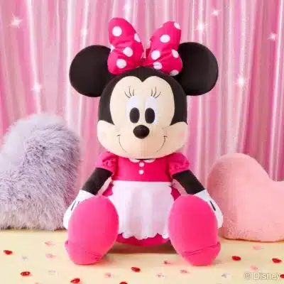 ミニーマウス 赤いほっぺ スーパーラージ ぬいぐるみ