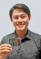 笑顔のプロゴルファー大西魁斗選手