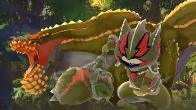 イビルジョーとアイルー