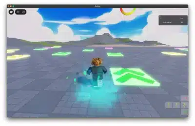 Robloxのゲーム画面