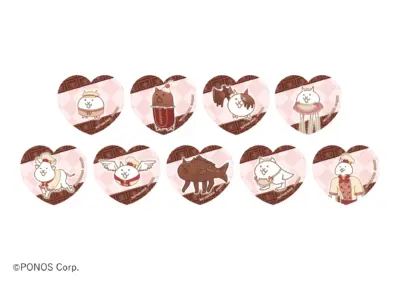 グッズ購入特典ハート型ステッカー