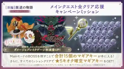 メインクエスト応援キャンペーン