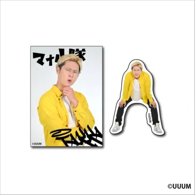 ステッカー2枚セット（マナル隊 私服）