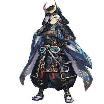 青い鎧の少年キャラクター