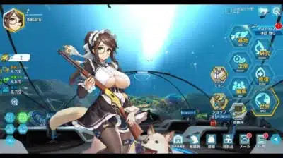 LAST ORIGIN ゲーム画面