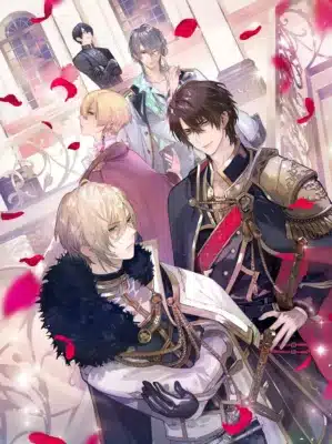 宮殿が背景のイケメンシリーズイラスト