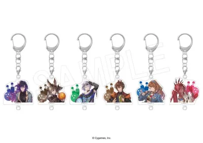 つながるアクリルキーホルダー