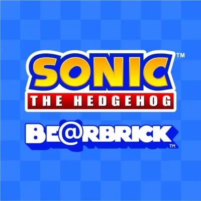 BE@RBRICK SONIC THE HEDGEHOG CHROME Ver. ロゴ