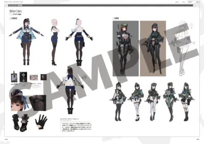 ニケ「マリアン」のキャラクター設定画