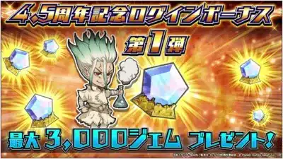 4.5周年記念ログインボーナス 第1弾