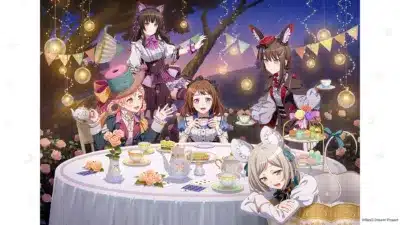 星降るティーパーティー記念集合イラスト