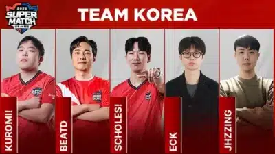 韓国代表メンバー