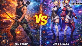 John Rambo vs Vera & Nara | Level 4 → Level 7 | State of Survival