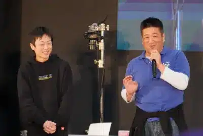 世界大会決勝対戦の様子