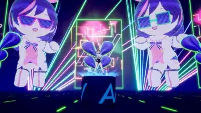 バーチャルライブのステージ