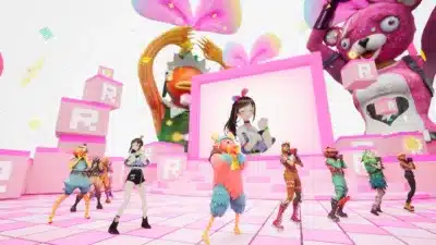 フォートナイトキャラクターとキズナアイ