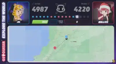 GeoGuessr .kg選手の精密ゲス