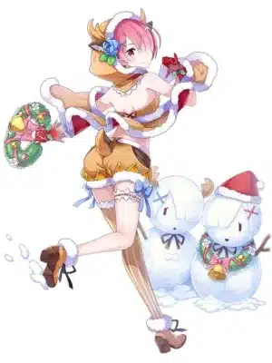 ラム（CV：村川梨衣）トナカイ姿