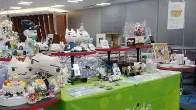 トロの誕生日を記念した展示会の様子