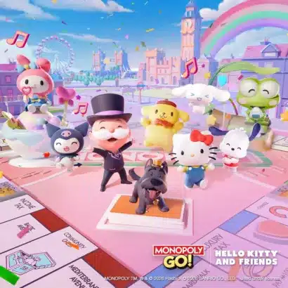 「MONOPOLY GO!」×「ハローキティアンドフレンズ」夢のコラボイベントが3月11日より開催！可愛すぎるミニゲームとアイテムで推し活がさらに盛り上がる！