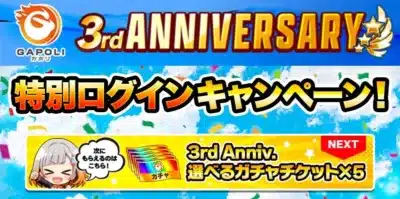 特別ログインキャンペーン