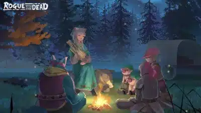 キャンプファイヤーのイラスト