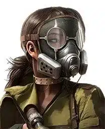 ガスマスク,兵士,ミリタリー,SF,キャラクター,女性,マスク,ゴーグル,サバイバル,ディストピア