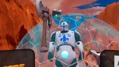 VRゲームの画面