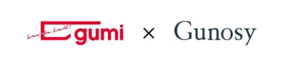gumiとGunosyのコラボレーションロゴ