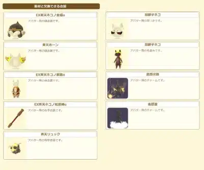 EX斉天シリーズ衣装