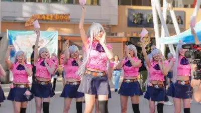 ライブ配信連動の様子