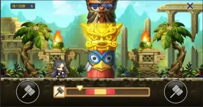 エスペシアのトーテムスラッシュ！のゲーム画面