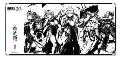 墨絵決戦六曲屏風