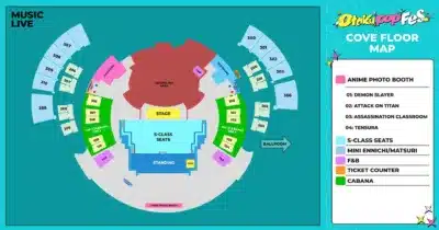 COVE MANILA MAP(MUSIC LIVE)