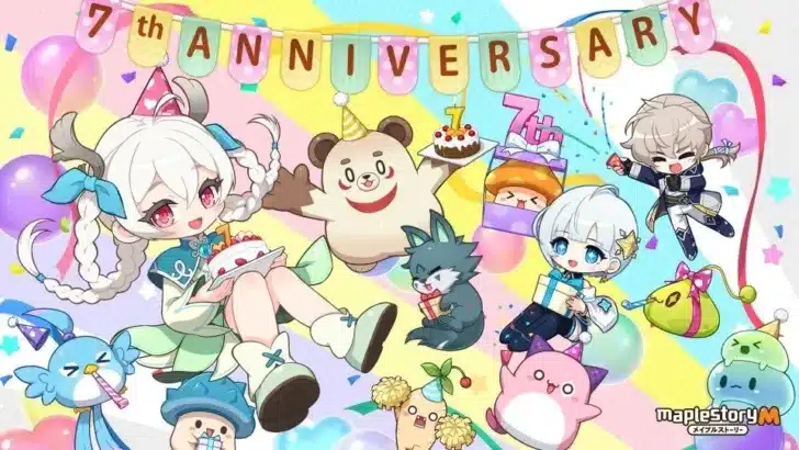 『メイプルストーリーM』7周年記念アップデート！新職業「リン」爆誕で推し活がさらに加速！