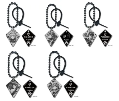 墨絵メタルバックチャーム