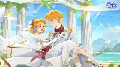 誓約するカップルの竜騎士