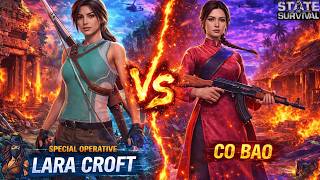 Co Bao vs Special Operative Lara Croft | Berserk Setup Test | State of Survival