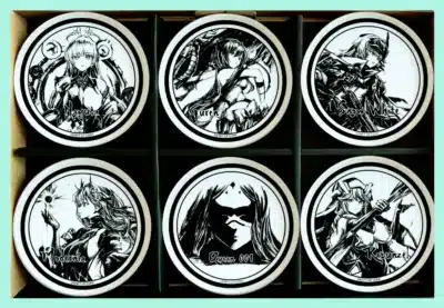 墨絵豆皿6種セット