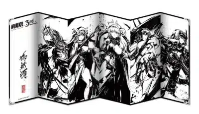 墨絵決戦六曲屏風