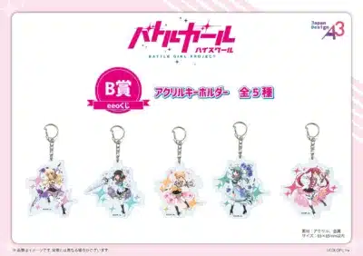 B賞：アクリルキーホルダー