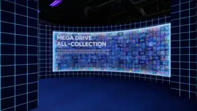 MEGA DRIVE ALL-COLLECTIONの展示イメージ