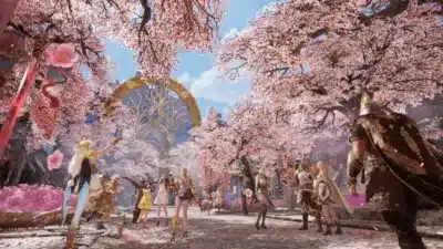 アースガルズ城の桜