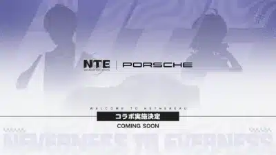 NTE: Neverness to Evernessとポルシェのコラボ告知