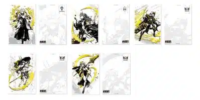 墨絵金箔ポストカード