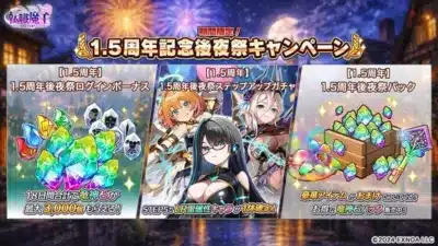 1.5周年後夜祭キャンペーン