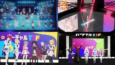 VTuber Fes JapanとバーチャルTIFのライブシーン